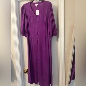 J. Jill Vibrant Purple Dress